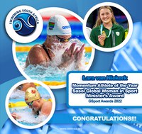 Lara van Niekerk wins big at the GSport Awards 2022 Lara van Niekerk wins big at the GSport Awards 2022